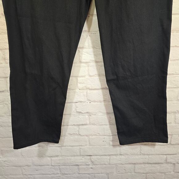 R Eddie Bauer Workwear Black Coal Canvas Jeans NWT Size 38 x 30 Stain Resistant - Picture 7 of 9